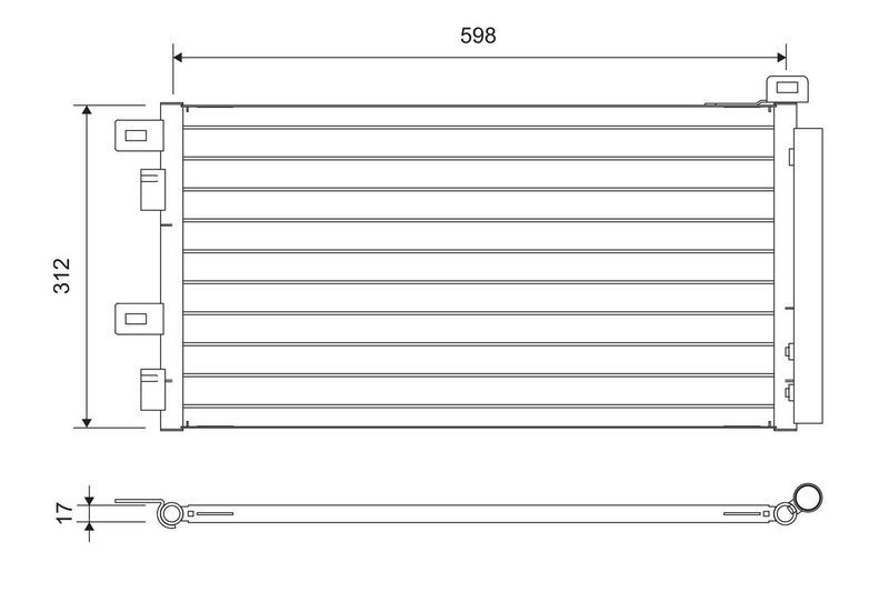 64531490572VL 817547 Condenser, air conditioning