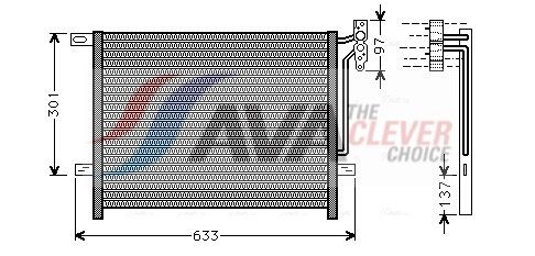64538377614AQ2 BW5397 Condenser, air conditioning