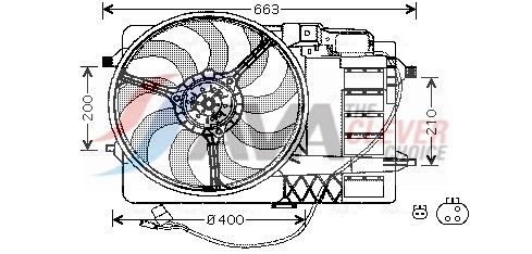 17101475577AQ1 BW7506 Fan, engine cooling