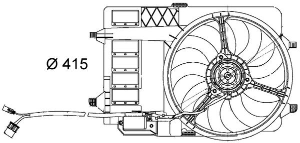 17101475577MO CFF 29 000S Fan, engine cooling