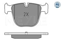 34216768471M2 34216768471 34 21 6 768 471 6768471 025 237 3017/PD BMW X5 (E70) -  Brake Pad Set, disc brake
