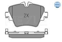 34106860019M1 34106860019 34 10 6 860 019 6860019 025 256 1718  Brake Pad Set, disc brake