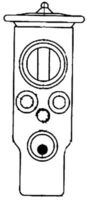 64119159803MO1 64119159803 64 11 9 159 803 9159803 AVE 25 000S BMW F01 LCI -  Expansion Valve, air conditioning